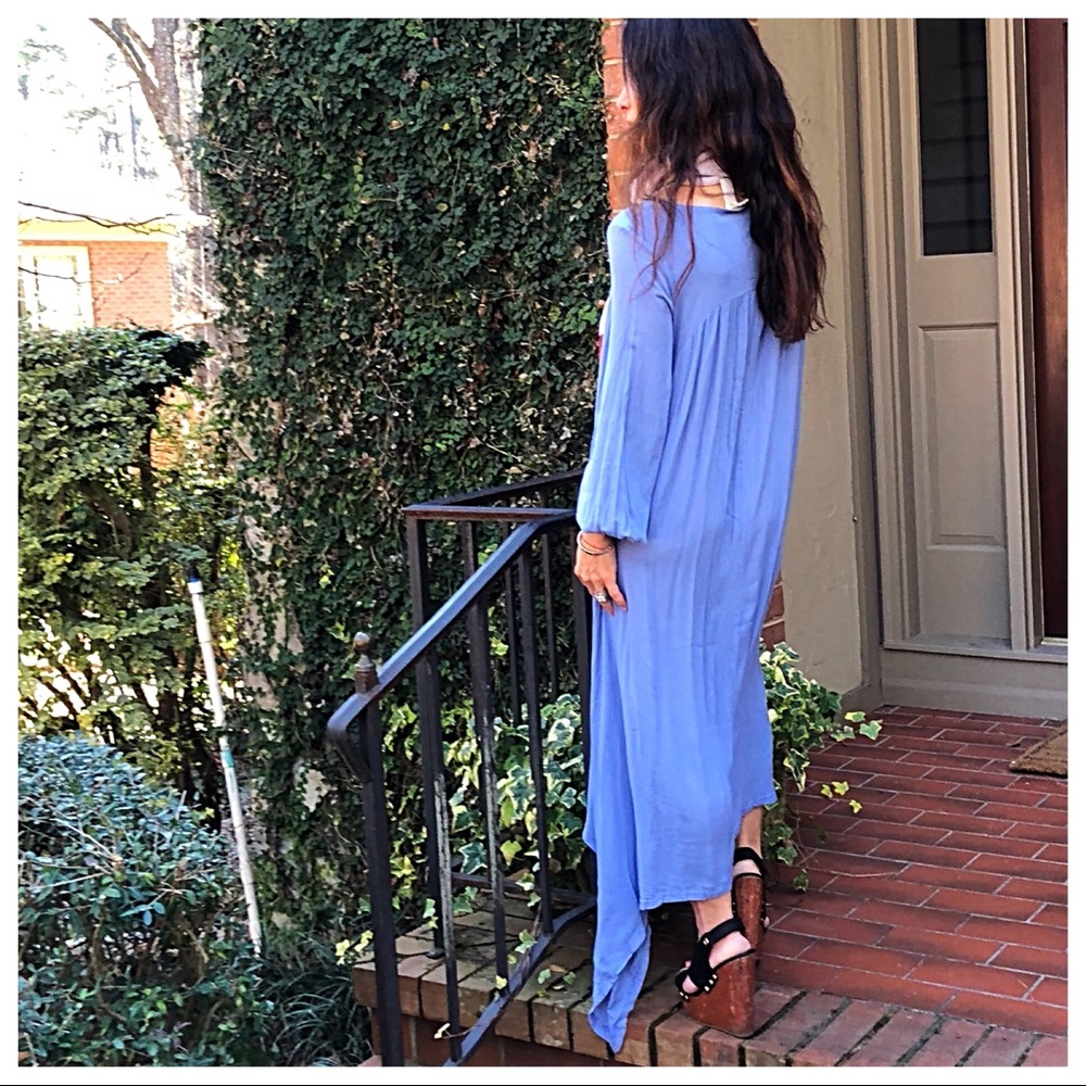 ✨LAST ONE ✨Bohemian chic asymmetrical maxi dress - Picture 4 of 5